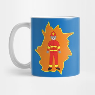 Firefighter cat Mug